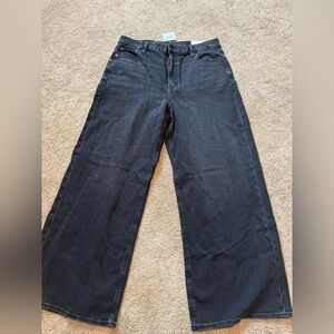 American Eagle NWT Curvy Black Wide Leg Women's Jeans